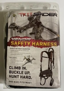 New! Robinson Outdoors Tree Spider Venom Harness OSFM Bowhunter Scent Blocker - Picture 1 of 6