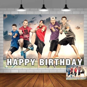 Dude Perfetto Forniture per Feste Compleanno Sfondo Striscione Vinile per Fan 5x3ft - Foto 1 di 20