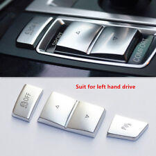Chrome ABS Gear Shift Buttons Decorative Cover Trim For BMW 5 series F10 F07 F18