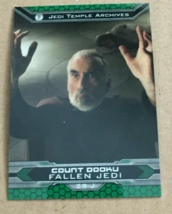 2015 TOPPS CHROME STAR WARS PERSPECTIVES COUNT DOOKU #29-J - Picture 1 of 2