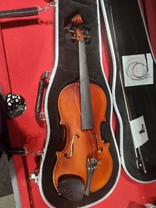 Violin Lidl 3/4 Vintage Outfit Marke - hergestellt in Tschechien 1980er Jahre Modell 200 - Bild 1 von 14