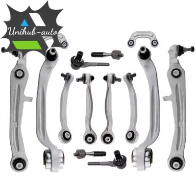 Suspension Front Control Arm Sway Bar Link Tie Rod Kit for 2004 - 2011 Audi A6 - Image 1 of 4