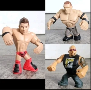 WWE WWF THE MIZ JOHN - CENA - THE ROCK MINI ROYAL RUMBLER FIGURES 2012 - Picture 1 of 9