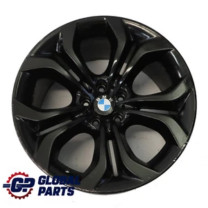 BMW X5 E70 Llanta De Aleación Negra Trasera 20" 11J ET:37 Y Spoke 336 6788011 - Imagen 1 de 14