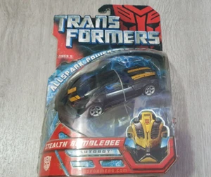 Transformers Stealth Bumblebee 2007 Movie Deluxe Class Black Camaro Car - Picture 1 of 9