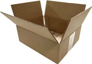 100 7x5x5 Cardboard Paper Boxes Mailing Shipping Corrugated Box 100pcs in pack - Picture 1 of 3