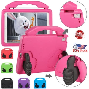 For iPad 9.7" 5th 6th Generation Air Mini 1 2 3 4 5 Kids Shockproof Case w/Stand - Picture 1 of 48