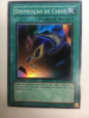 Yu-Gu-Oh! Yugioh - Card Destruction - Super Rare 1st. Edition Portuguese - Image 1 of 3