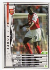 CARD WCCF EUROPEAN CLUB 2004/05 SANDWICHES NEW 7 ARSENAL KOLO TOURE' FIGURE