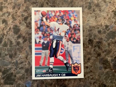 1992 Fleer #40 Jim Harbaugh - Image 1 of 2