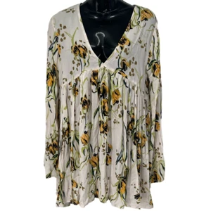 Free People Floral Bella Tunic Top Size Small - Picture 1 of 5