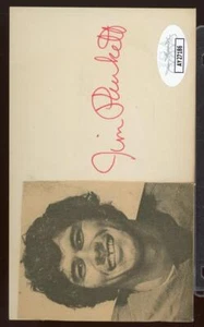 Jim Plunkett Patriots Signed Autographed 3x5 Index Card JSA Authentic - Picture 1 of 1