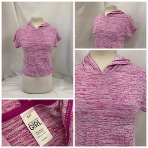 Athleta Girls Hoodie S Purple Short Sleeve Polyester Stretch LNWOT YGI S1-182 - Picture 1 of 9