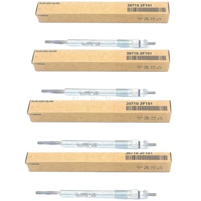 4PCS DIESEL GLOW PLUG FOR HYUNDAI Ix35 Santa Tucson Sorento Sportage CRDI TURBO - Image 1 of 4