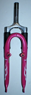 Trek Suntour Suspension 20" Kids Bike Fork 11/8" Threaded 120mm Pink USA Shipper - Image 1 of 4