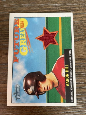 2005 Bowman Heritage #FG-AH Aaron Hill Future Greatness Jersey Relics - Image 1 of 2