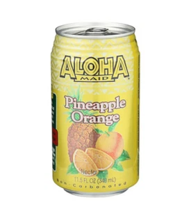 Aloha Maid Juice Pineapple Orange 6 Pack 11.5oz Cans x2 - Picture 1 of 1