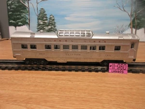 Lionel Train 2432 Clifton Iluminado Vista-Dome Coche de Pasajeros. - Imagen 1 de 10