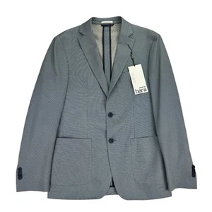 Bar III Mens Slim Fit Knit Stretch Sport Coat Blue 38R - Picture 1 of 5