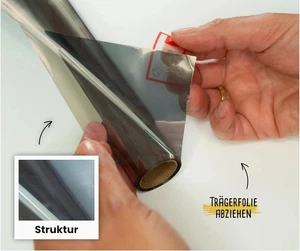MARAPON® Spiegelfolie Fenster Sichtschutz [105x200 cm] Fensterfolie Sonnenschutz - Bild 1 von 1