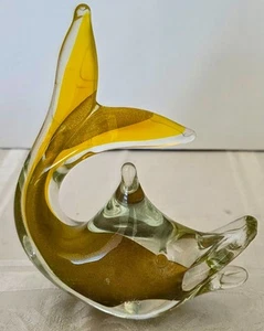 MURANO "Barovier und Toso" Studio 60er Jahre Fischschlag mit 14K Goldfutter - Bild 1 von 12
