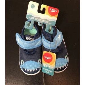 Zapatos acuáticos Speedo para niños pequeños Shore Explore azul marino estampado de tiburón talla pequeña 5/6 nuevos con etiquetas - Imagen 1 de 4