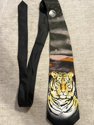 Corbata de cuello para hombre, vintage 1999, diseño A. Rogers, hecha a mano por Silk House Foto 1 de 4