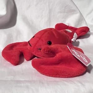 TY Beanie Baby - PINCHERS BBOC EXCLUSIVE Original 9 Lobster RARE Plush Toy - Picture 1 of 3