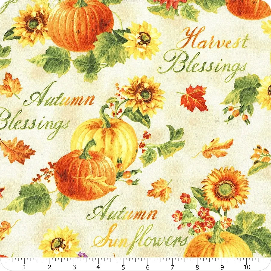 Pastel de Capa-"Cosecha Oro"-42-10" Cuadrados-Impresiones Wilmington Foto 1 de 1