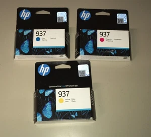 Original HP 6C400NE / 937 Tintenpatronen Set 3 Farben für Pro 9100 Series NEU - Bild 1 von 2