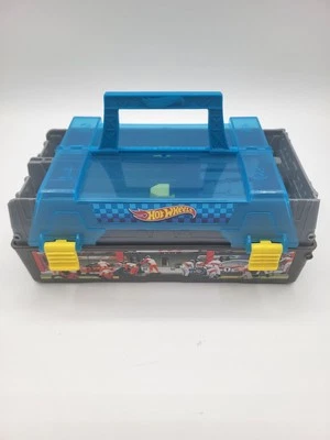 2015 Mattel Hot Wheels Dual Lane Double Track Starting Gate Launcher and Storage - Image 1 of 4