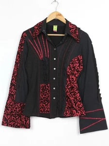 Save The Queen Women’s Gothic Shirt Blouse, Size M - Picture 1 of 9