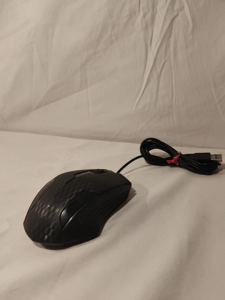 iMicro MO-159U Wired USB Optical Ergonomic Scrolling Computer Mouse Works!  - Image 1 of 4