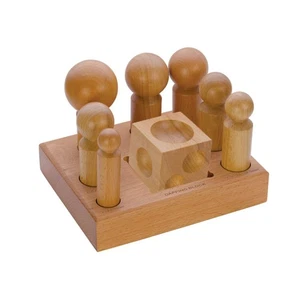 Holz Doming, Dapping Block Punsch-Satz 25mm - 65mm Hartholz Schmuck Bildung - Picture 1 of 2