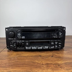 GENUINE DODGE JEEP CHRYSLER OEM | RADIO CD PLAYER & CASSETTE TAPE | P04858540AH - Picture 1 of 12