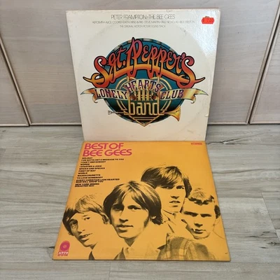 Bee Gees Vinyl Lot Sgt. Pepper's Lonely Hearts Club Band & Best Of Bee Gees VG++ - Image 1 of 4