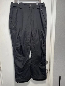 Pantalones de nieve Columbia para hombre negros Omni Tech pantalones impermeables aislados talla XL - Imagen 1 de 8