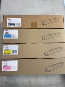 Genuine OKI C9650 Series Toner Set of 4 - Black Yellow Cyan Magenta - Picture 1 of 5