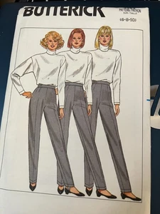 MISSES' BUTTERICK PATTERN #3982-SZ 6-8-10 -UNCUT-STIRRUP SLACKS,PANTS (1986) - Picture 1 of 2