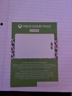 Xbox Game Pass Ultimate 1 mes de membresía Live Gold (EE. UU.) XGPU 1 mes Foto 1 de 2