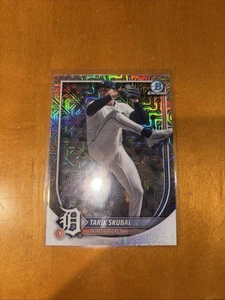 2025 Bowman Chrome #95 Tarik Skubal Mega Box Mojo Refractor - Bild 1 von 2