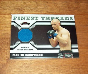 2011 Topps Finest UFC Martin Kampmann Worn Fighter Gear  Relic Swatch Card - Picture 1 of 1