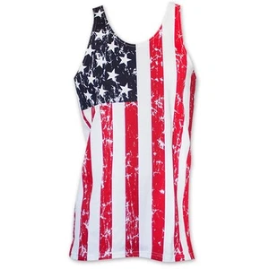 USA DISTRESSED AMERICAN FLAG PATRIOTIC 4TH OF JULY AMERICA TANK TOP SHIRT S-2XL - Picture 1 of 3