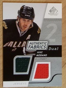 2008-09 SP EDICIÓN USADA - Mike Modano telas auténticas dobles - Imagen 1 de 6