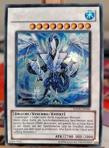 TRISHULA, DRACHE DER EISBARRIERE - HA04-DE060 Secret Rare / Near Mint  - Bild 1 von 2