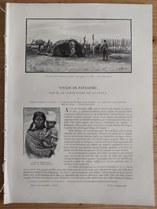 Reise nach Patagonien Feuerland Indianer Chile Argentinien Weltreise 1900 - Bild 1 von 24