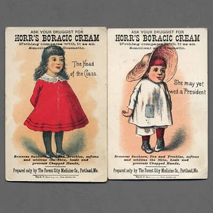 HORR'S BORACIC CREAM - Forest City Medicine, cromolitografo Portland ME - 1880 - Imagen 1 de 6