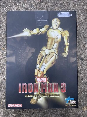 Dragon Models Marvel Super Hero 1:9 Iron Man 3 - Mark XXI "Midas Armor" - Action - Image 1 of 4
