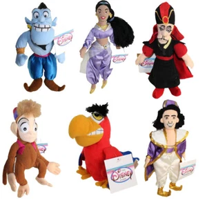 Disney Sitzsack Plüschtier - 6er SET Aladdin (JASMIN, ABU, GENIE + 2) - Neuwertig - Bild 1 von 1