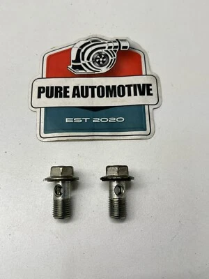 Nissan 370Z 2009-2020 transmisión automática enfriador banjo juego de pernos OEM Foto 1 de 4